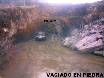 vaciado en piedra